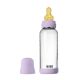 Set complet Biberon anticolici din sticla Boheme 240 ml cu Tetina din latex flux mediu, Violet Sky, Bibs 730160