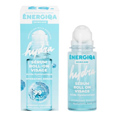 Serum roll-on hidratant cu Acid hialuronic Energiqa, 30 ml, Energie Fruit