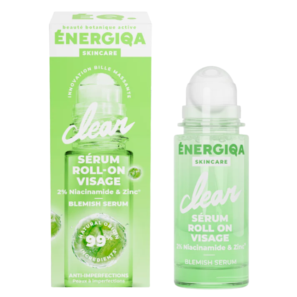 Serum roll-on cu Niacinamide pentru tenul cu imperfectiuni Energiqa, 30 ml, Energie Fruit