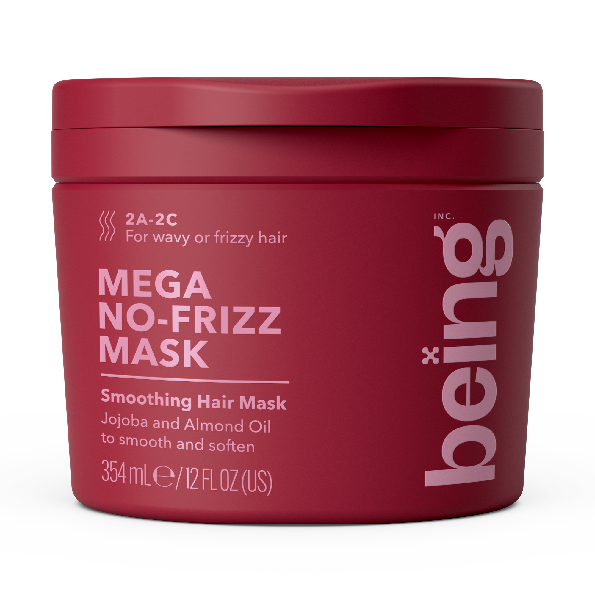 Masca pentru par ondulat sau rebel, Mega No Frizz, 354 ml, Being