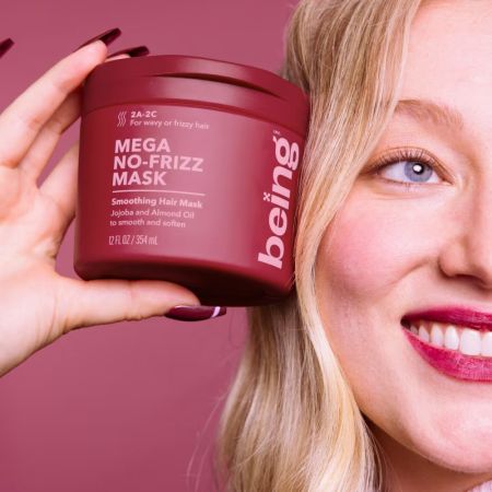 Masca pentru par ondulat sau rebel, Mega No Frizz, 354 ml, Being 730179