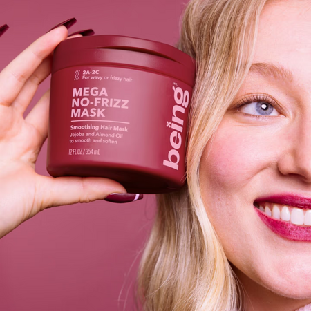 Masca pentru par ondulat sau rebel, Mega No Frizz, 354 ml, Being 730179