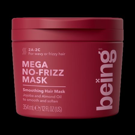Masca pentru par ondulat sau rebel, Mega No Frizz, 354 ml, Being