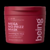 Masca pentru par ondulat sau rebel, Mega No Frizz, 354 ml, Being