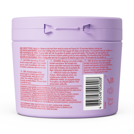 Masca hidratare pentru bucle si par foarte cret, Mega Moisture, 354 ml, Being 730188