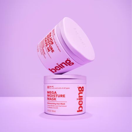 Masca hidratare pentru bucle si par foarte cret, Mega Moisture, 354 ml, Being 730183