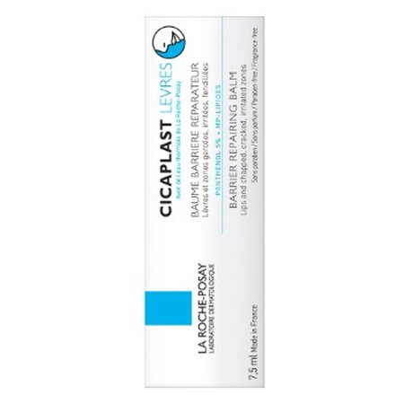 Balsam de buze reparator cu efect de bariera Cicaplast Levres Baume, 7.5 ml, La Roche-Posay 507609