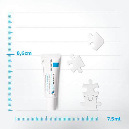 Balsam de buze reparator cu efect de bariera Cicaplast Levres Baume, 7.5 ml, La Roche-Posay 507611