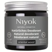 Deodorant si antiperspirant natural tip crema, fara aluminiu, Lemn Oriental, 40 ml, Niyok