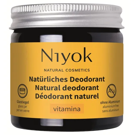 Deodorant natural tip crema Vitamina, 40 ml, Niyok