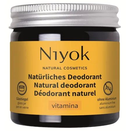 Deodorant natural tip crema Vitamina, 40 ml, Niyok