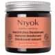 Deodorant si antiperspirant natural tip crema, fara aluminiu, Piersica, 40 ml, Niyok 730234