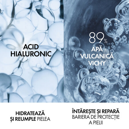 Gel Booster zilnic cu efect de hidratare, fortifiere si reumplere cu acid hialuronic Mineral89, 50 ml, Vichy 559301