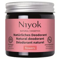 Deodorant si antiperspirant natural tip crema, fara aluminiu, Arome Florale, 40 ml, Niyok