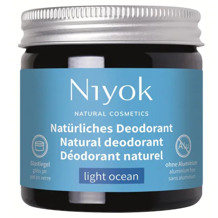 Deodorant natural tip crema Light Ocean, 40 ml, Niyok