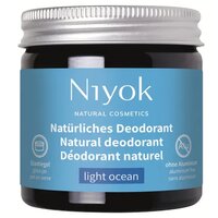 Deodorant si antiperspirant natural tip crema, fara aluminiu, Light Ocean, 40 ml, Niyok