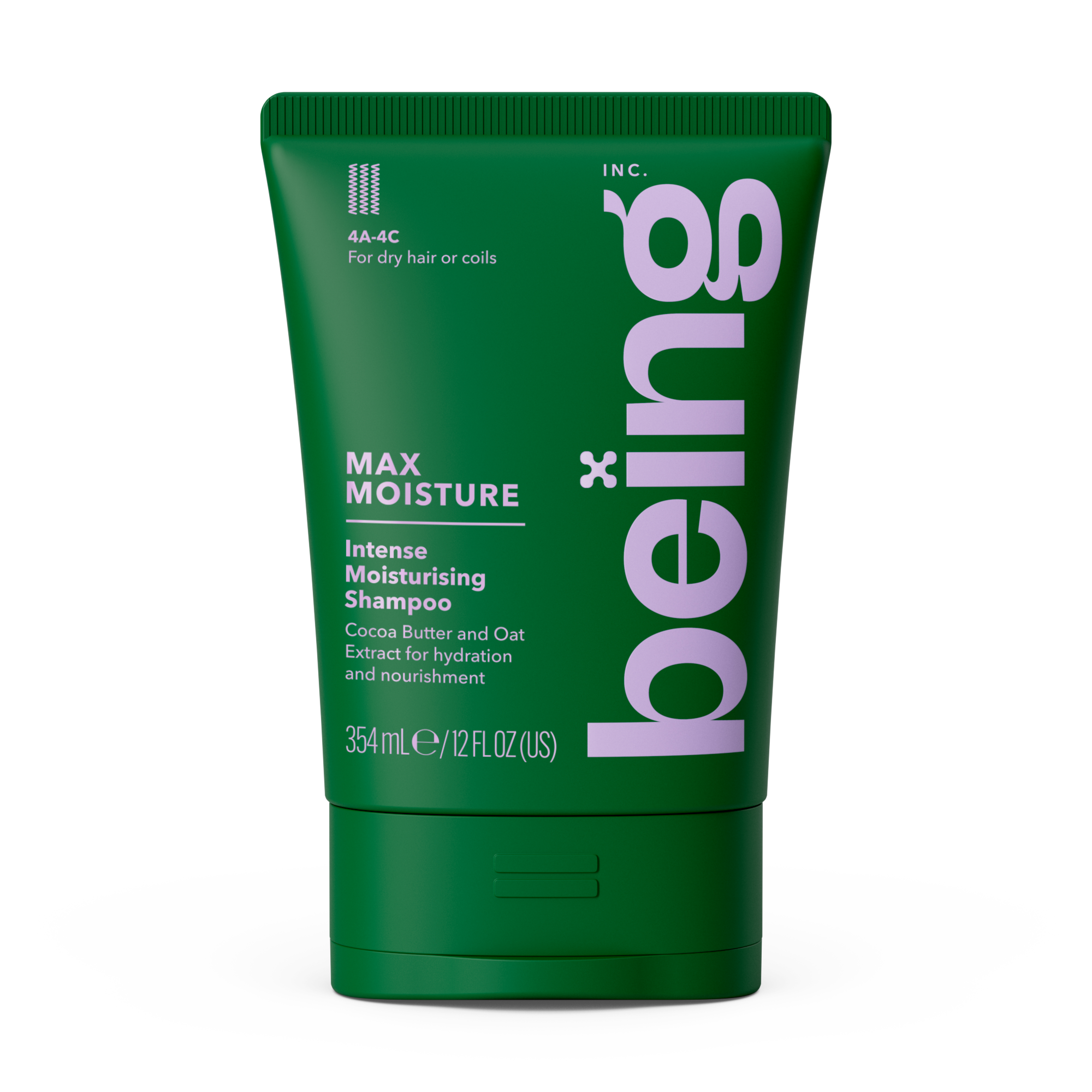 Sampon hidratare intensa pentru par uscat sau foarte cret, Max Moisture, 354 ml, Being
