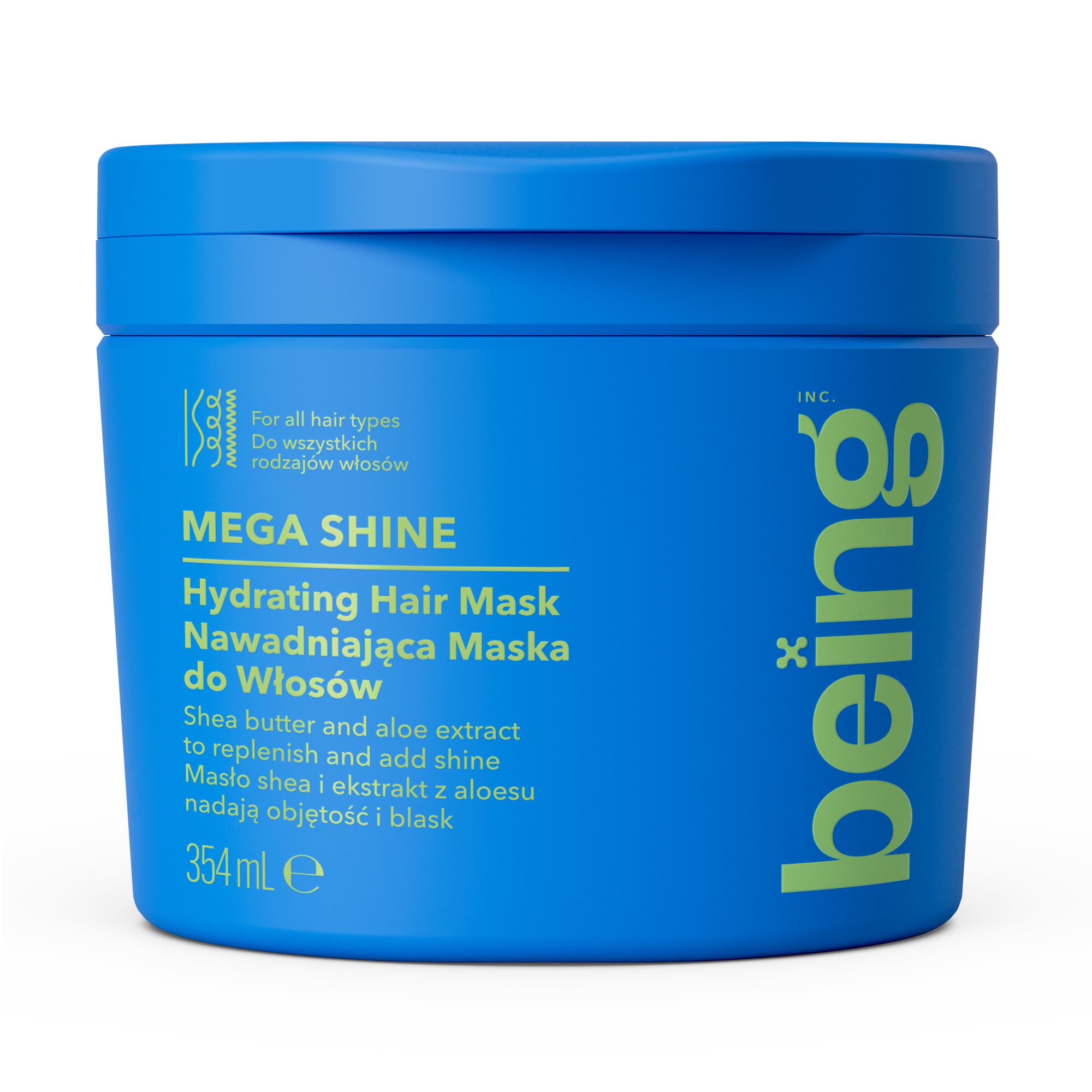 Masca hidratanta pentru toate tipurile de par, 354 ml, Being