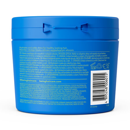 Masca hidratanta pentru toate tipurile de par, 354 ml, Being 785387