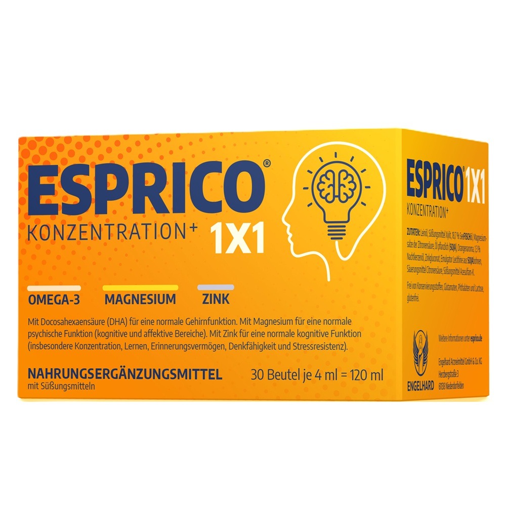 Esprico suspensie, 30 plicuri x 4 ml, Engelhard Arzneimittel