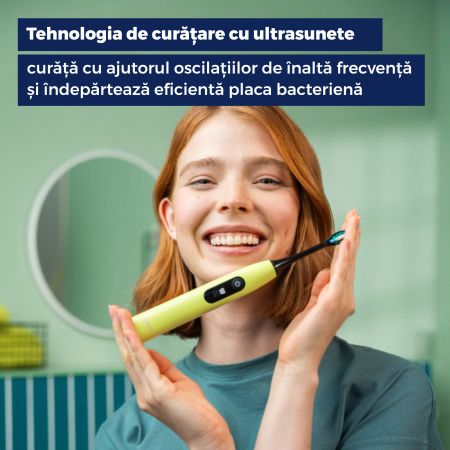 Periuta de dinti electrica sonica, Splashy Lemon, SC 50, Beurer 730312