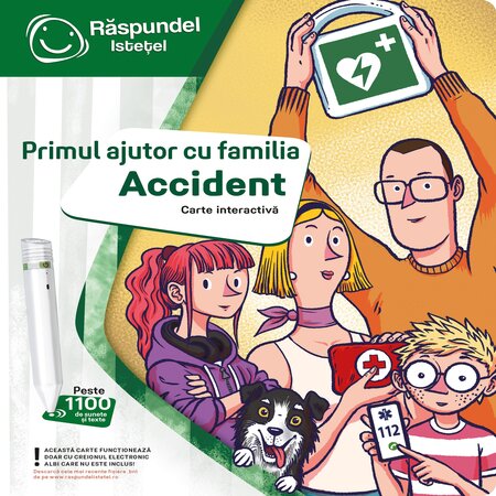 Carte interactiva Primul Ajutor, 3 ani+, Raspundel Istetel 730317