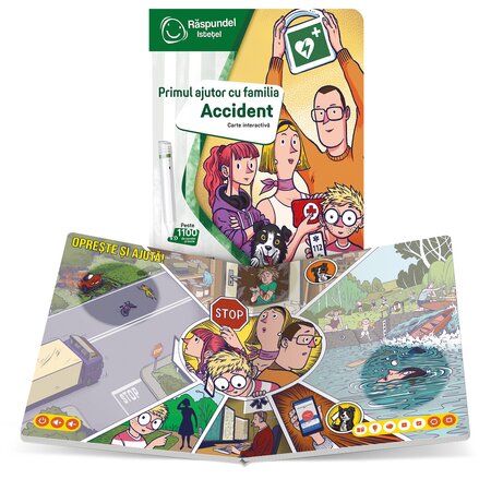 Carte interactiva Primul Ajutor, 3 ani+, Raspundel Istetel 730318