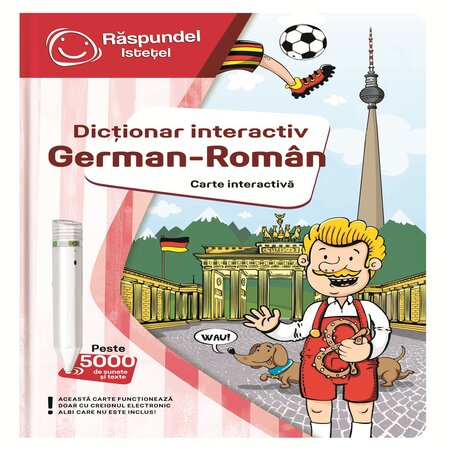 Carte interactiva Dictionar German - Roman, 3 ani+, Raspundel Istetel 730333