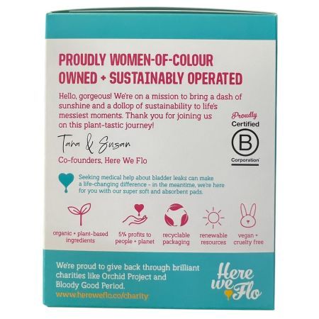 Absorbante lungi cu carbune activ pentru incontinenta urinara, 14 bucati, Flo 730375