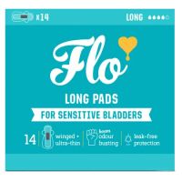 Absorbante lungi cu carbune activ pentru incontinenta urinara, 14 bucati, Flo