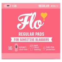 Absorbante normale cu carbune activ pentru incontinenta urinara, 16 bucati, Flo
