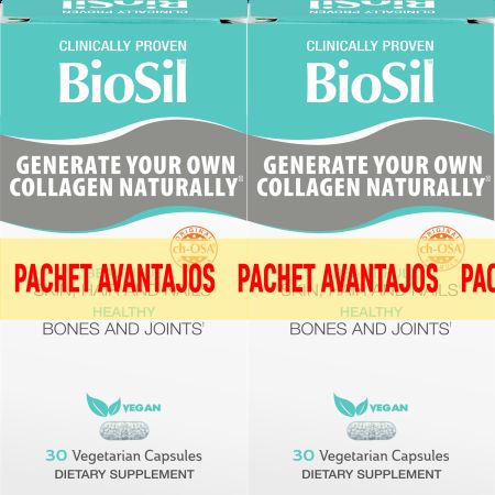 Pachet Generator avansat de colagen, 2 x 30 capsule, Biosil