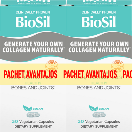 Pachet Generator avansat de colagen, 2 x 30 capsule, Biosil