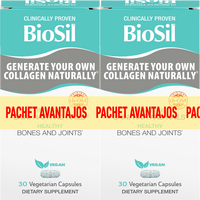 Pachet Generator avansat de colagen, 2 x 30 capsule vegane, Biosil