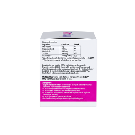 Myo-Sun Plus, 30 plicuri, Sun Wave Pharma   770845