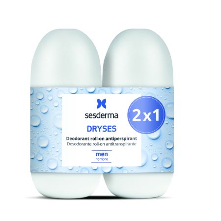 Pachet deodorant pentru barbati Dryses, 2x75 ml, Sesderma