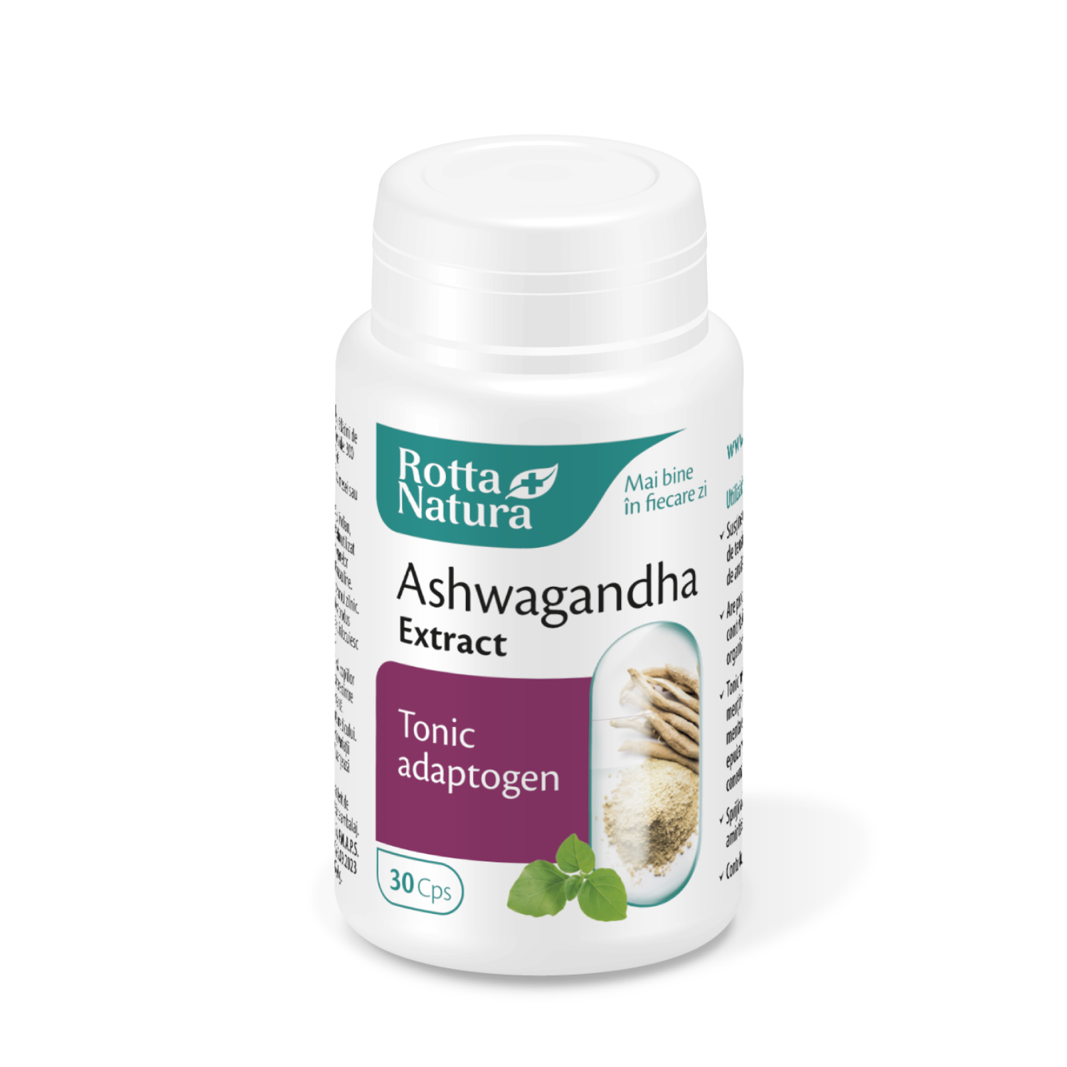 Ashwagandha extract, 30 capsule, Rotta Natura