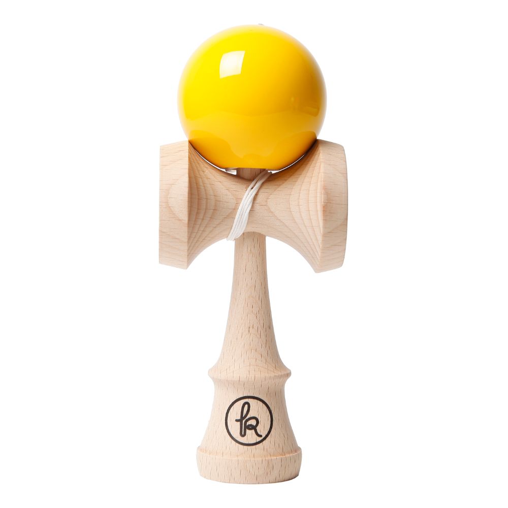 Kendama Play One Glossy, Yellow, 7 ani+, 1 buc, Kendama Europe