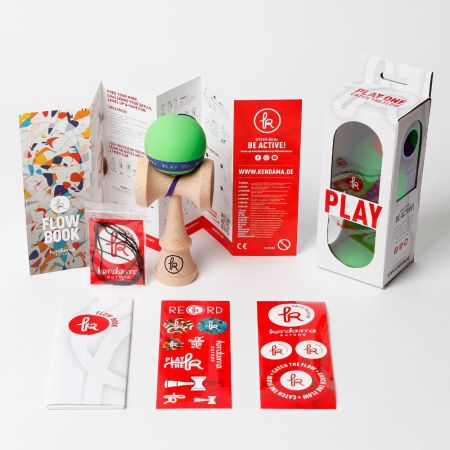 Kendama Play One Grip, Greenberry, 7 ani+, 1 buc, Kendama Europe 730461