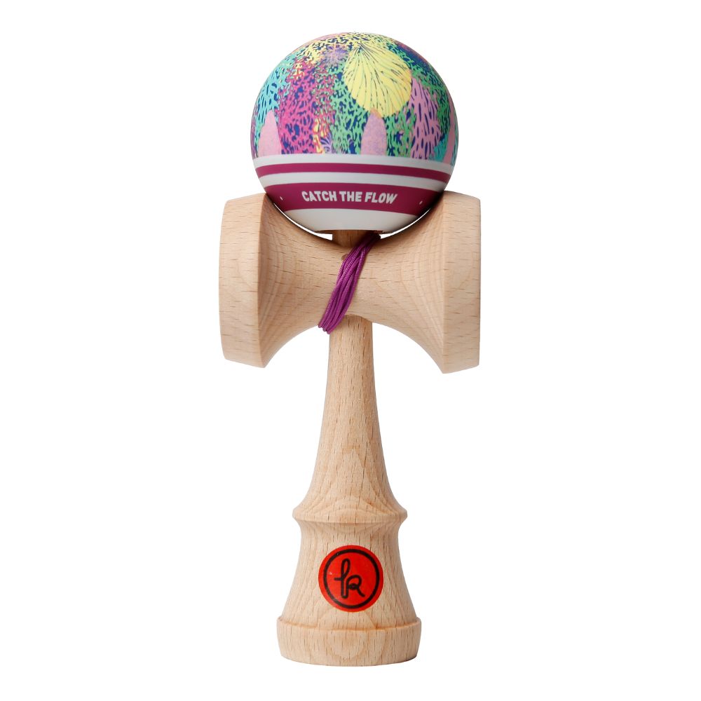 Kendama Record Plus Aqua Grip, Liquid Love, 7 ani+, 1 buc, Kendama Europe