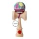 Kendama Record Plus Aqua Grip, Liquid Love, 7 ani+, 1 buc, Kendama Europe 730475