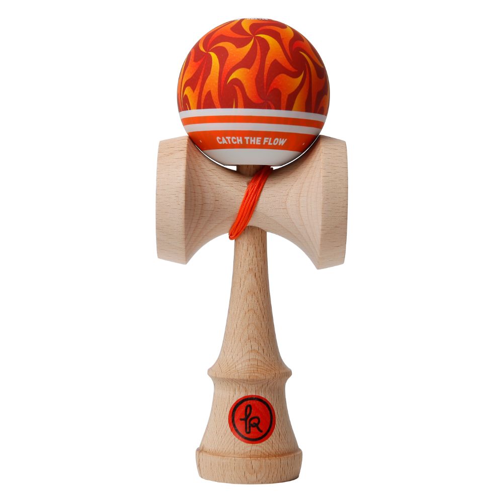 Kendama Record Plus Aqua Grip, WildFire, 7 ani+, 1 buc, Kendama Europe