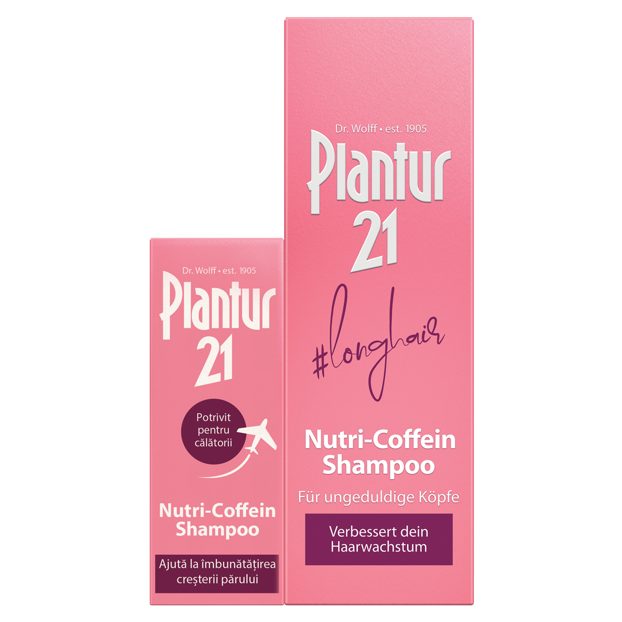 Pachet sampon Nutri-Caffeine Plantur 21, 200+50 ml, Dr Wolff