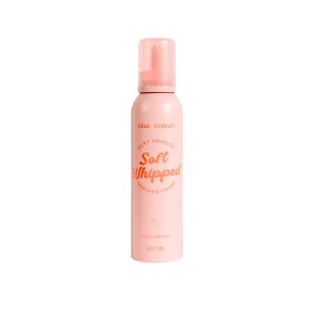 Spuma de dus cu aroma de piersica Soft Whipped, 200 ml, Soak Sunday