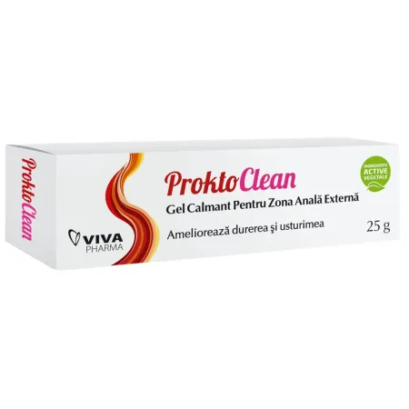 Gel calmant ProktoClean, 25 g, Viva Pharma