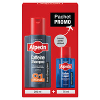 Pachet Sampon C1+Lotiune tonica pentru scalp, 250 ml+ 75 ml, Alpecin