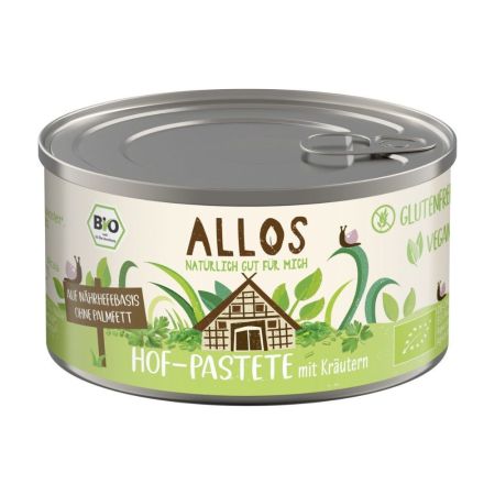Pasta vegetala Bio cu verdeturi, 125 g, Allos