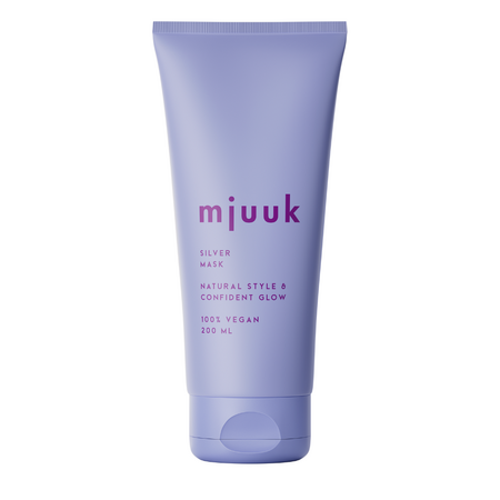 Masca neutralizatoare pentru par blond, vopsit si gri, 200 ml, Mjuuk