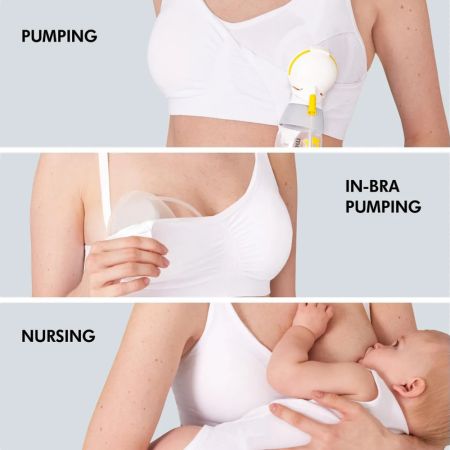 Sutien pentru alaptare 3 in 1, marimea S, Medela 730620