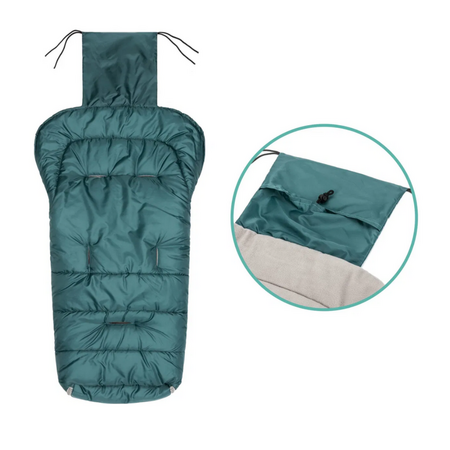 Sac de iarna pentru carucior, 100x55 cm, Emerald, Eco Big, Fillikid 730687
